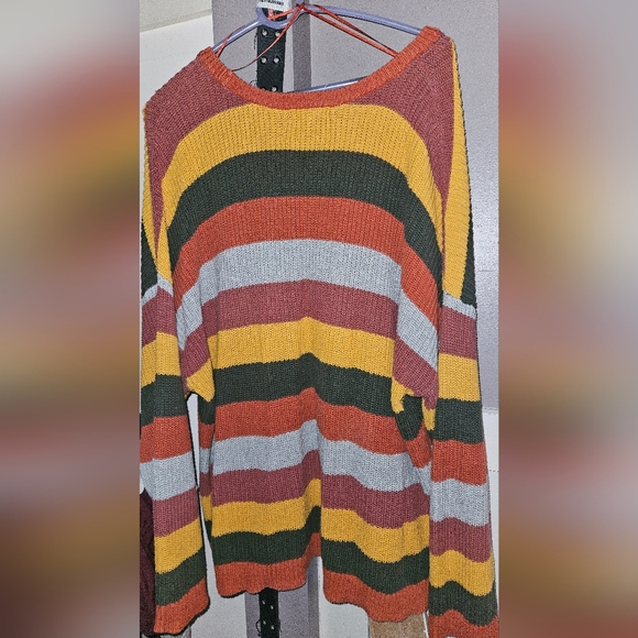 Striped Multicolor Sweater - Picture 2 of 6